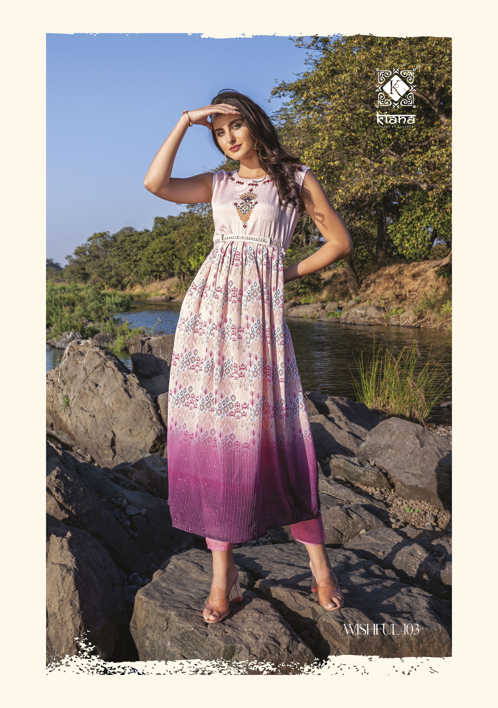 Kiana Wishful Stylish Designer Wholesale Party Wear Kurtis Catalog